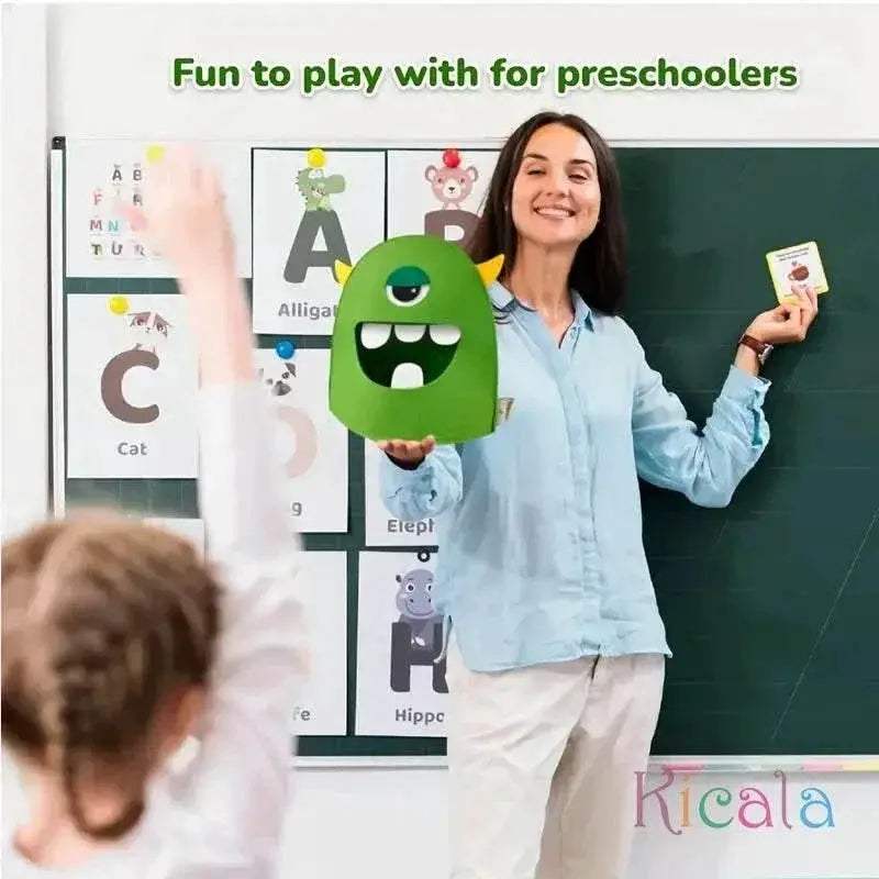 Alphabet Monster Matching Game Fun Letter Recognition Toy for Youngsters 3 Plus Classroom Home Learning Christmas Gift - Image 6