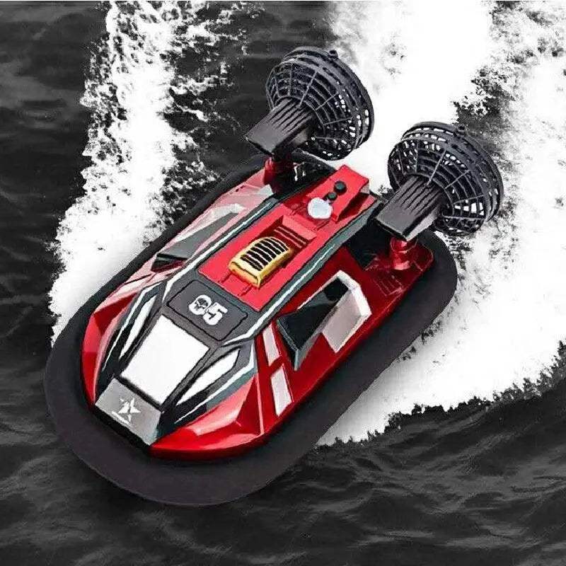 Amphibious Hovercraft Remote Control Boat High Speed Warship Simulation - Image 2