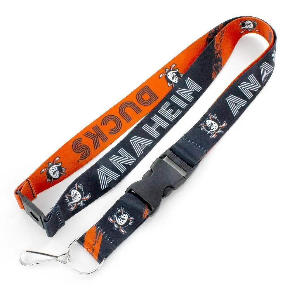 Anaheim Ducks Lanyard Crossfade Design Breakaway Key Ring