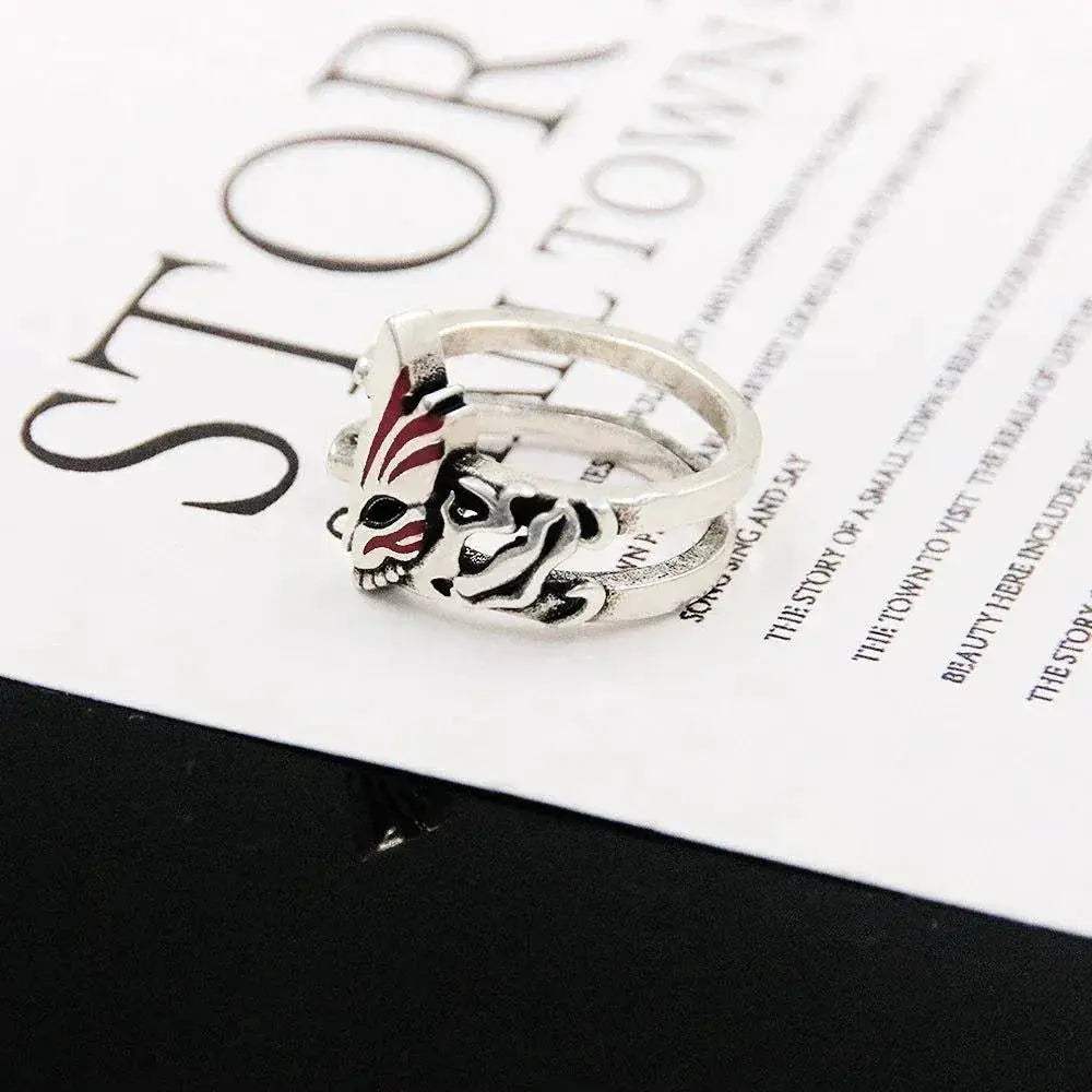 Anime Bleach Cosplay Ring Kurosaki Ichigo Metal Adjustable Unisex Rings Jewelry Accessories - Image 11