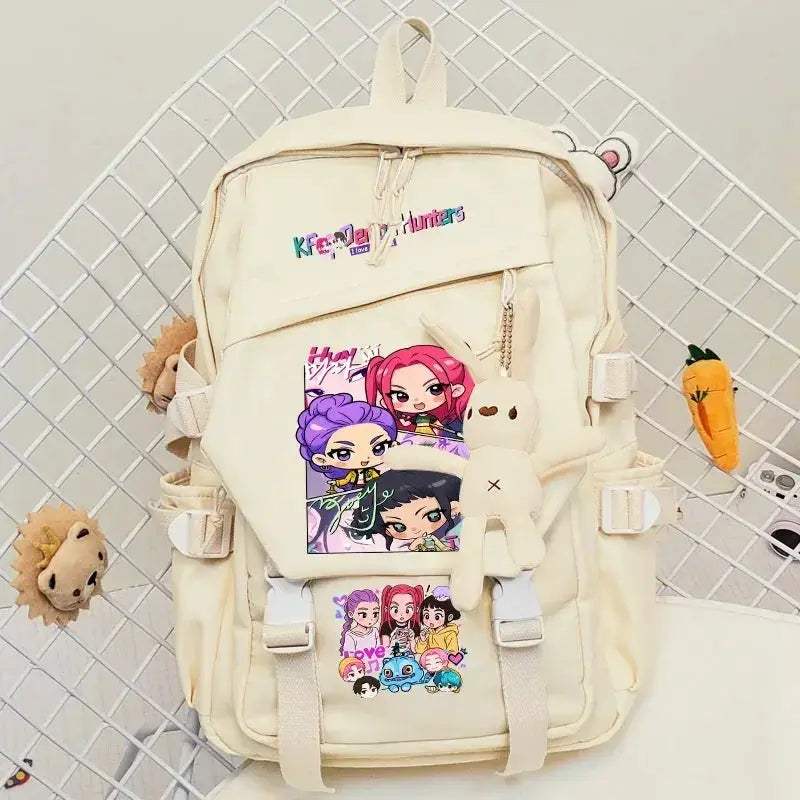 Anime Demon Hunters Backpack Large Capacity Water Repellent - Image 32
