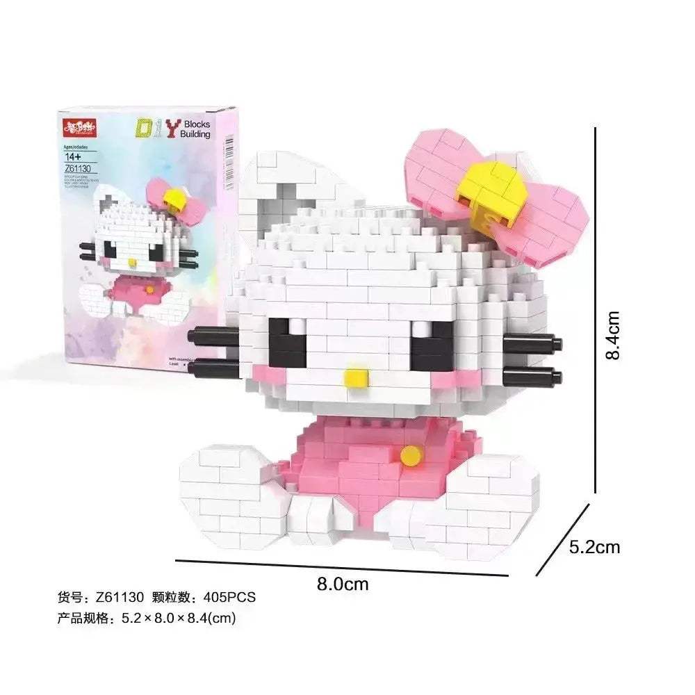 Anime Hello Kitty Building Block Model – Fun Assembled Toys for Kids - Image 8