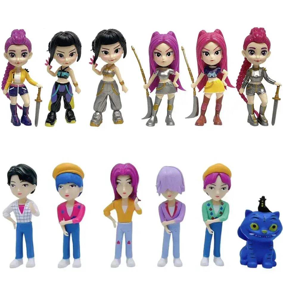Demon Hunters PVC Figure Rumi Zoe Mira Anime Collectible - Image 4