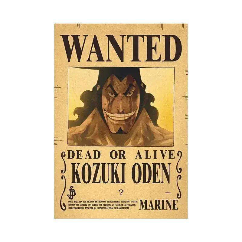 Anime One Piece Gear 5 Luffy Wanted Posters, Kids Bedroom Retro Poster Zoro Living Home Decoration Wall Art Paper Stickers - Image 33
