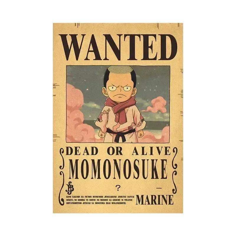 Anime One Piece Gear 5 Luffy Wanted Posters, Kids Bedroom Retro Poster Zoro Living Home Decoration Wall Art Paper Stickers - Image 34