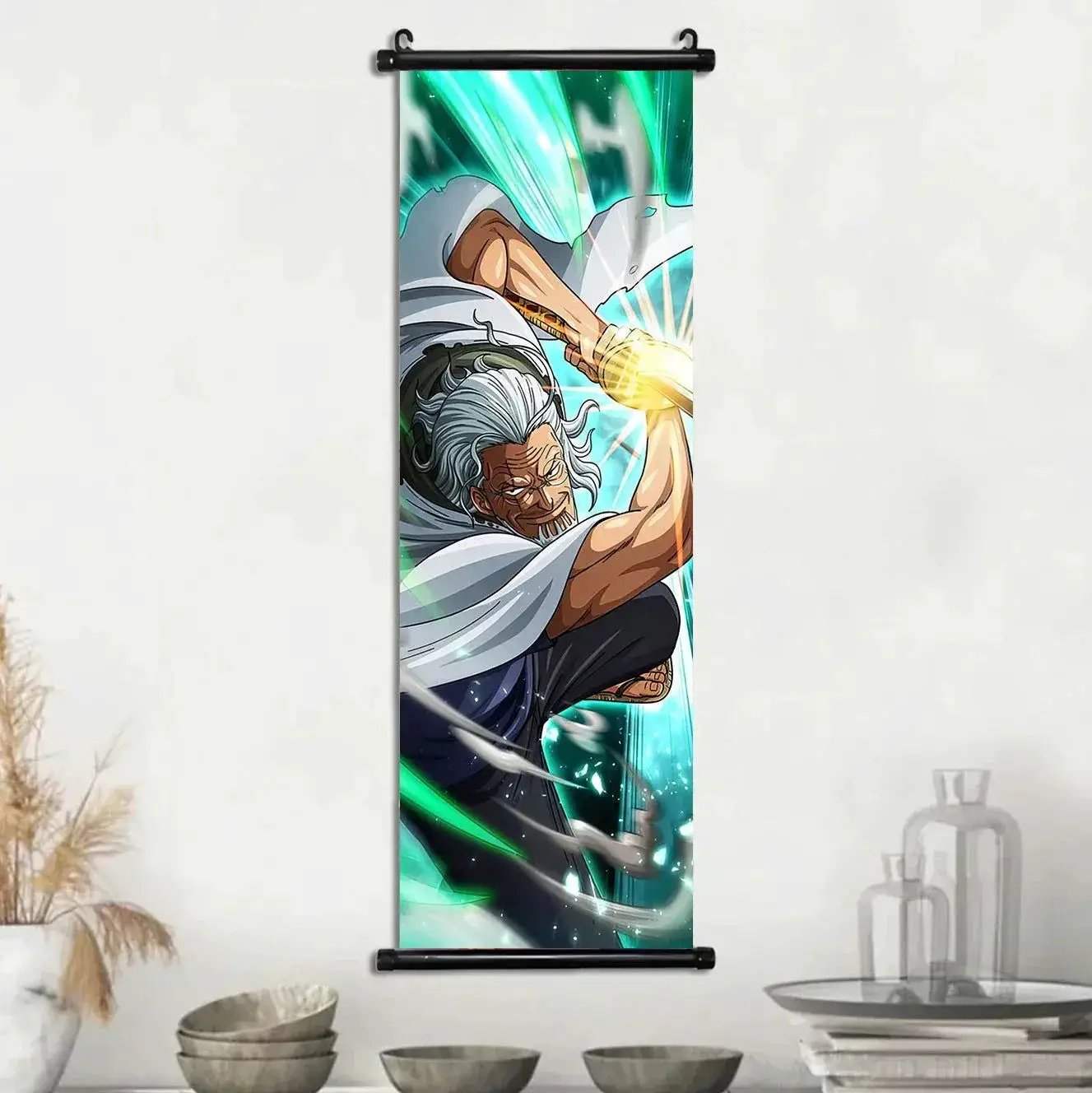 Anime ONE PIECE Poster Scrolls Wall Art, Sanji Roronoa Zoro Luffy Nami Canvas Prints Kids Room Decoration Hanging Scrolls - Image 22
