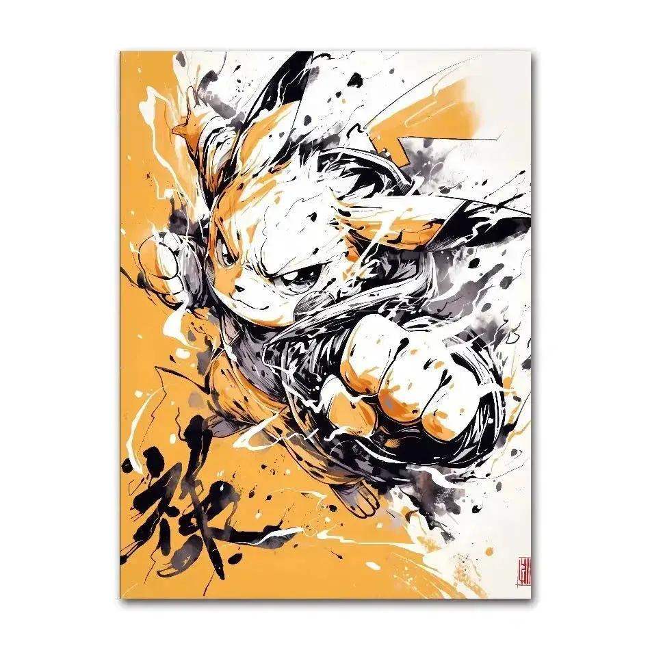 Anime Pokemon Ink Painting Canvas Posters, Painting Prints Posters and Prints Wall Art Picture for Living Room Children Gift - Image 12