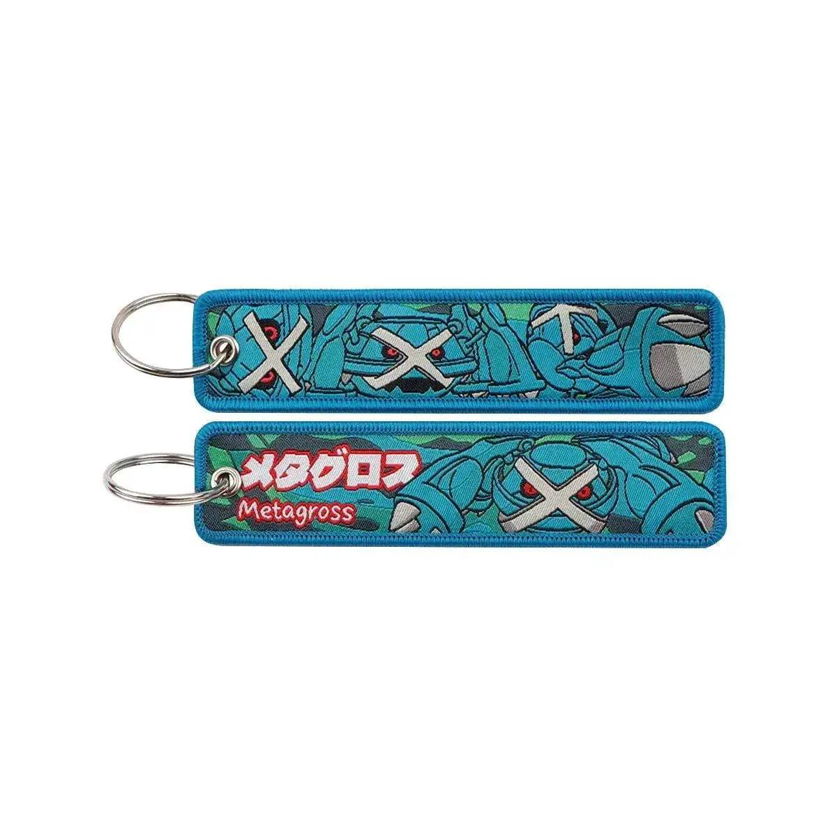 Anime Pokemon Key Chain Embroidery Key Fobs Cartoon Keychains for Car Key Ring Accessories - Image 20
