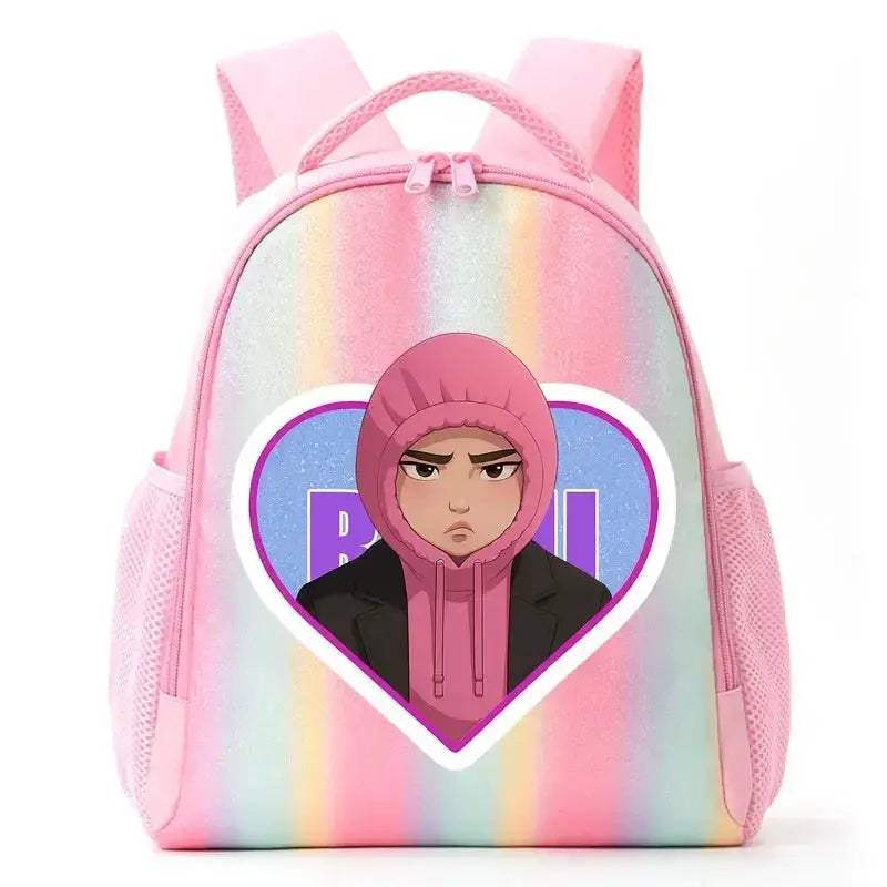 Anime Rainbow Backpack With Demon Hunters Design For Students - Image 12