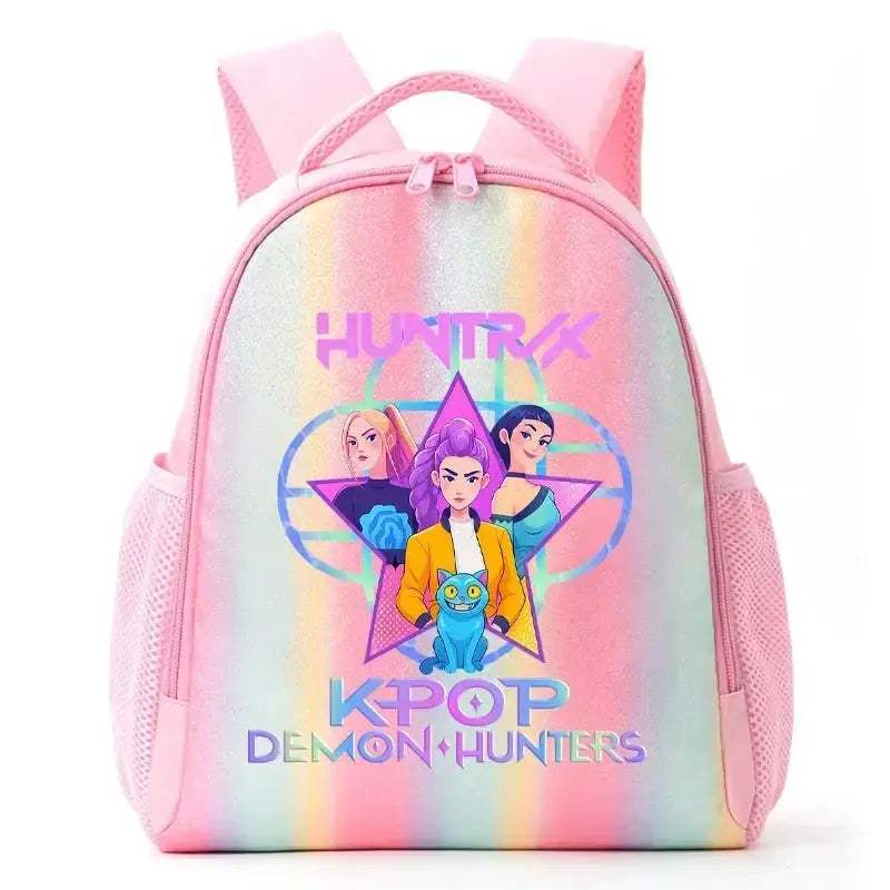 Anime Rainbow Backpack With Demon Hunters Design For Students - Image 30