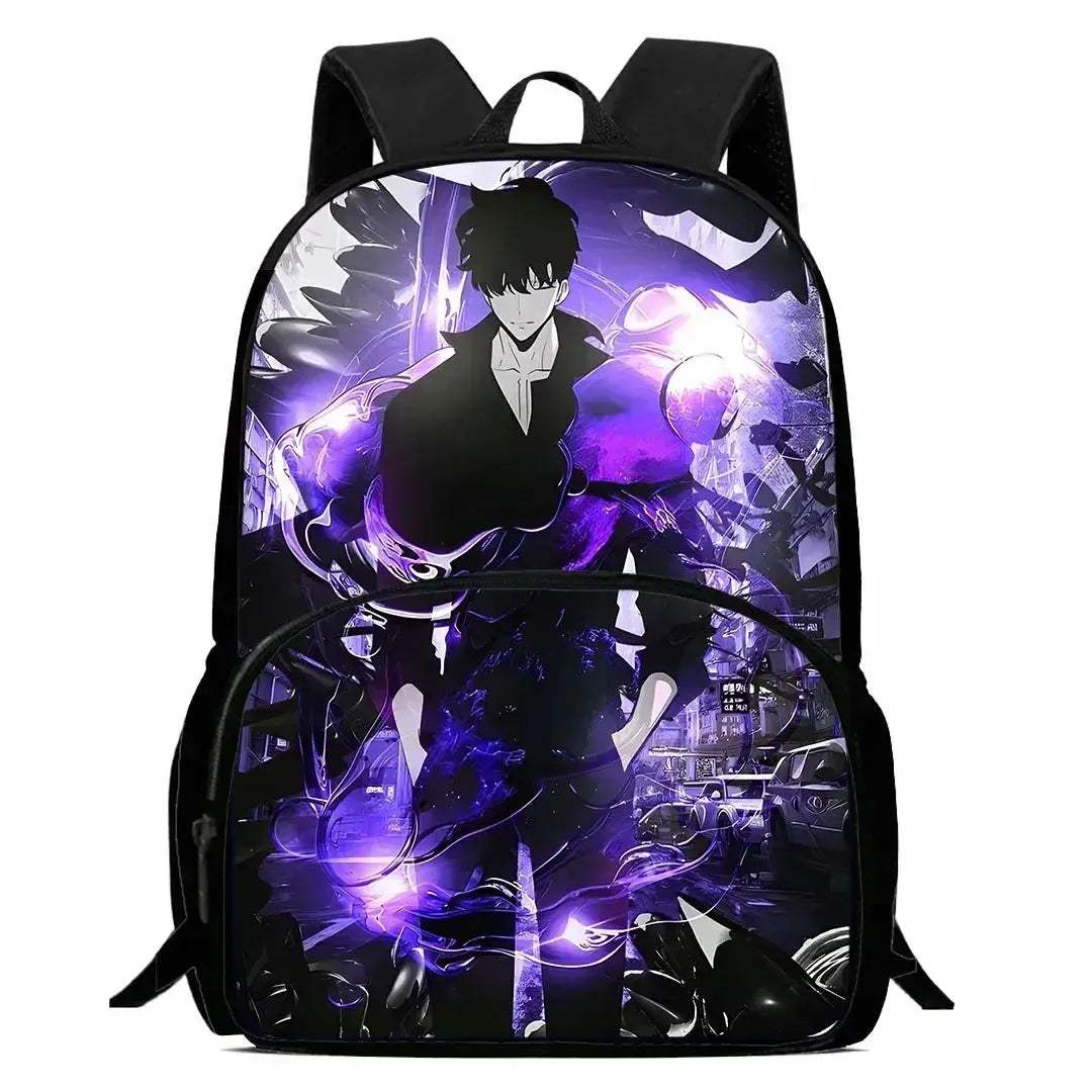 Anime Solo Leveling Kids Backpack With Large Capacity - Image 18
