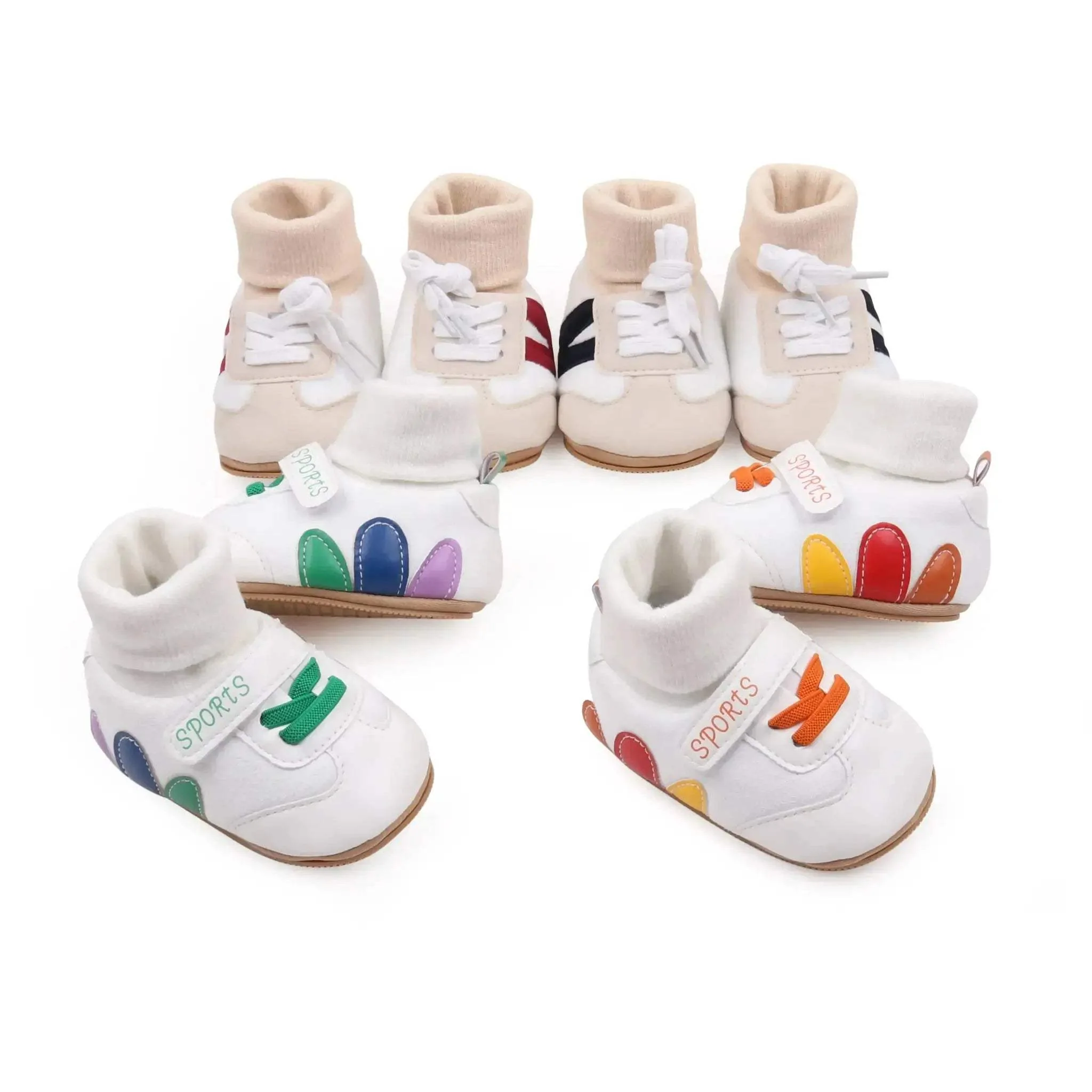Anti Slip Baby Shoes First Walkers Ankle Covered Autumn Winter - Image 3