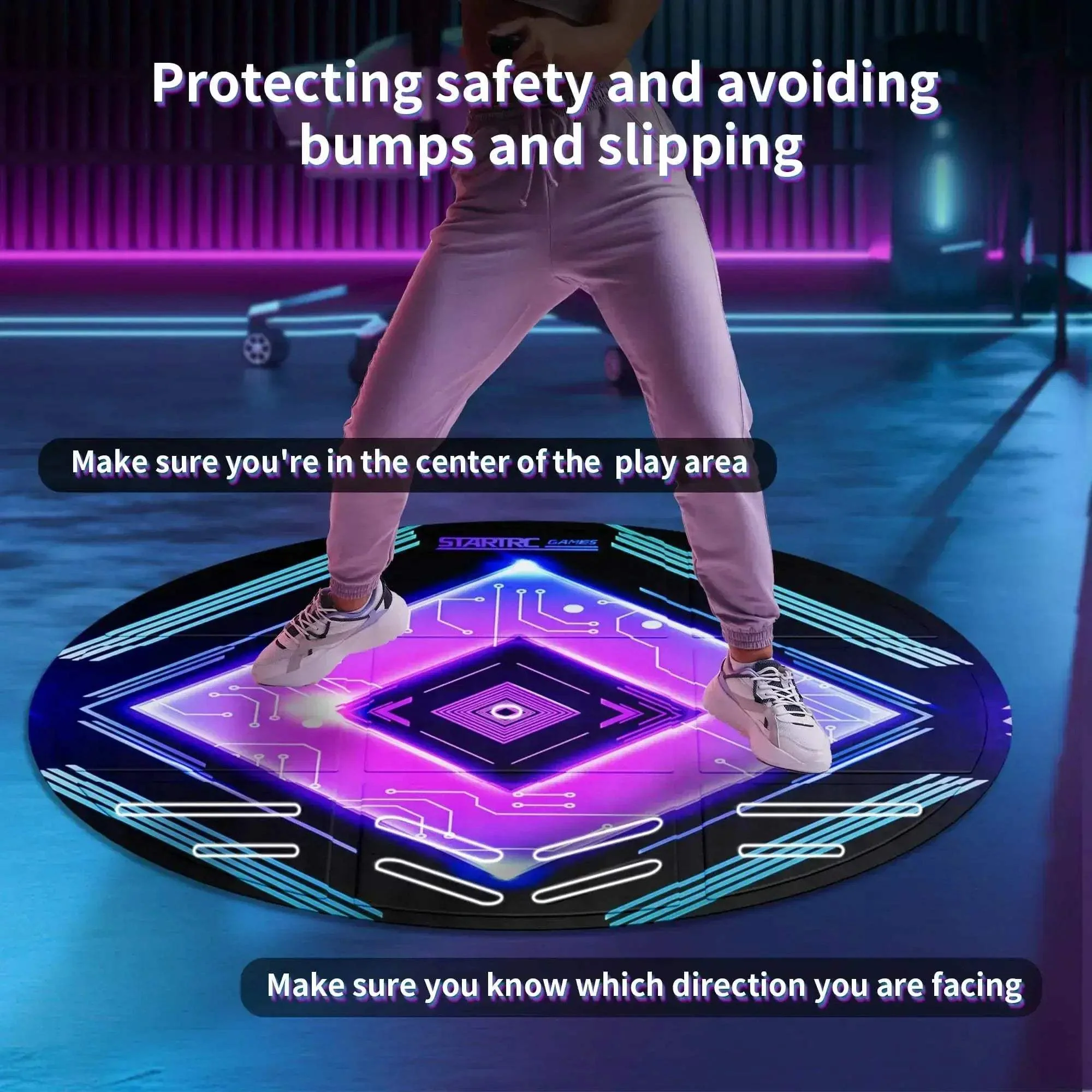 Anti Slip VR Floor Mat for Universal VR Glasses Protection - Image 3