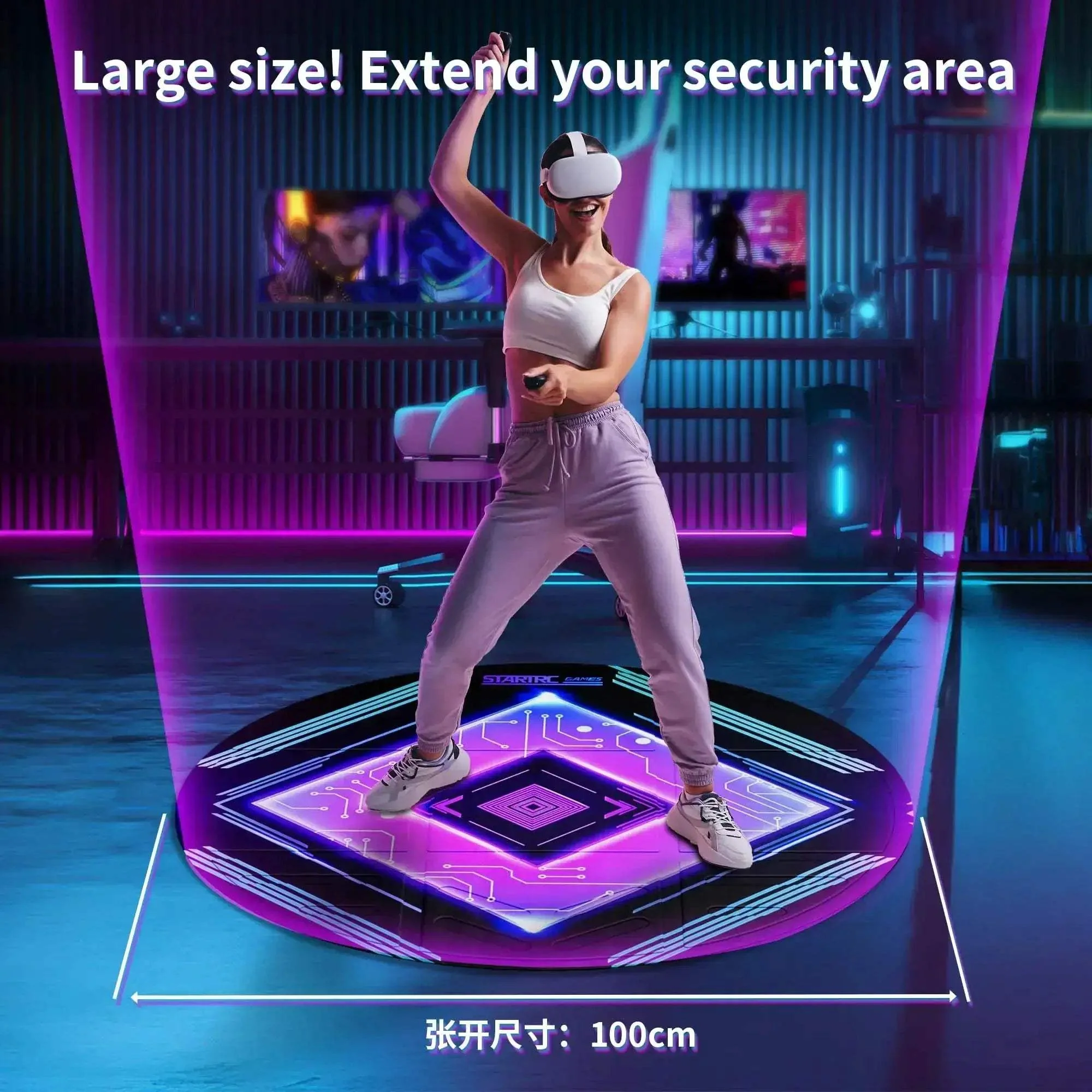 Anti Slip VR Floor Mat for Universal VR Glasses Protection - Image 4