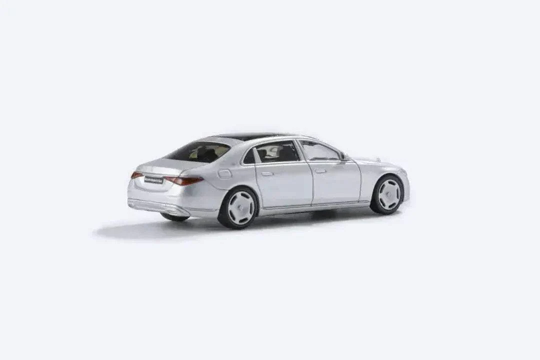 AR BOX 2021 Mercedes-Benz Maybach W223 Matte Silver 1:64 - Image 5