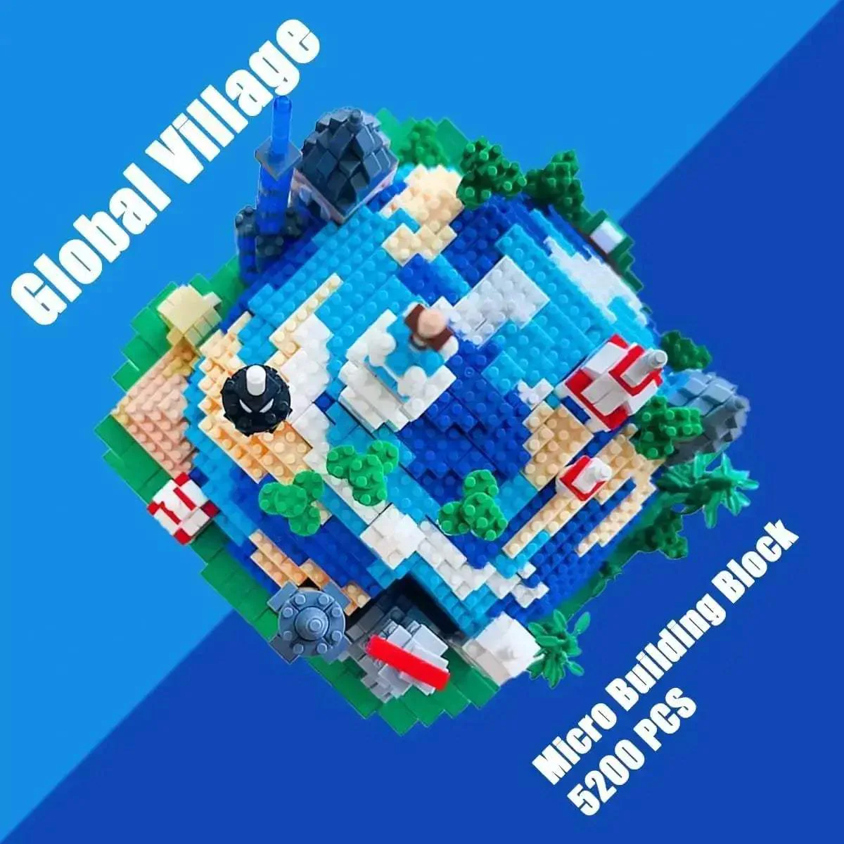 Global Village Architecture Micro Building Blocks Set 6000 Pieces Gift - Image 5