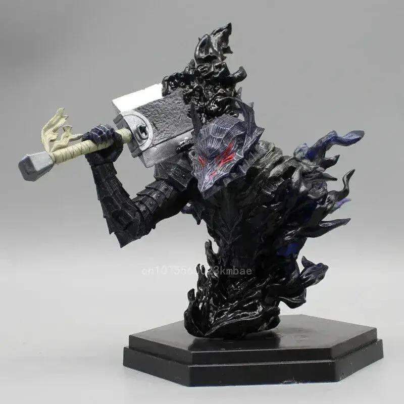 Armor Guts Figure, Berserk Black Swordsman PVC Anime Figurine, 6in Statues Toys