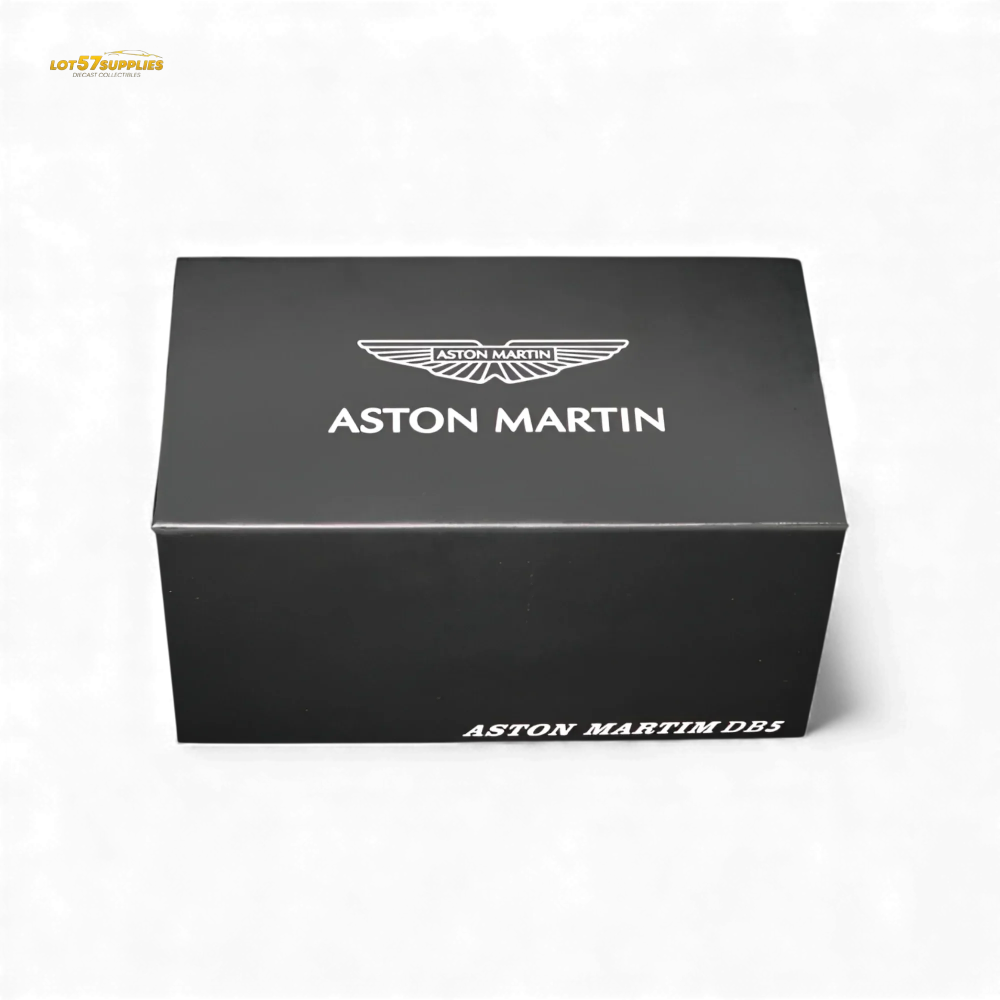 (Pre-Order) Aston Martin DB5 High Gloss Silver Figurine Ver 1:64 - Image 2