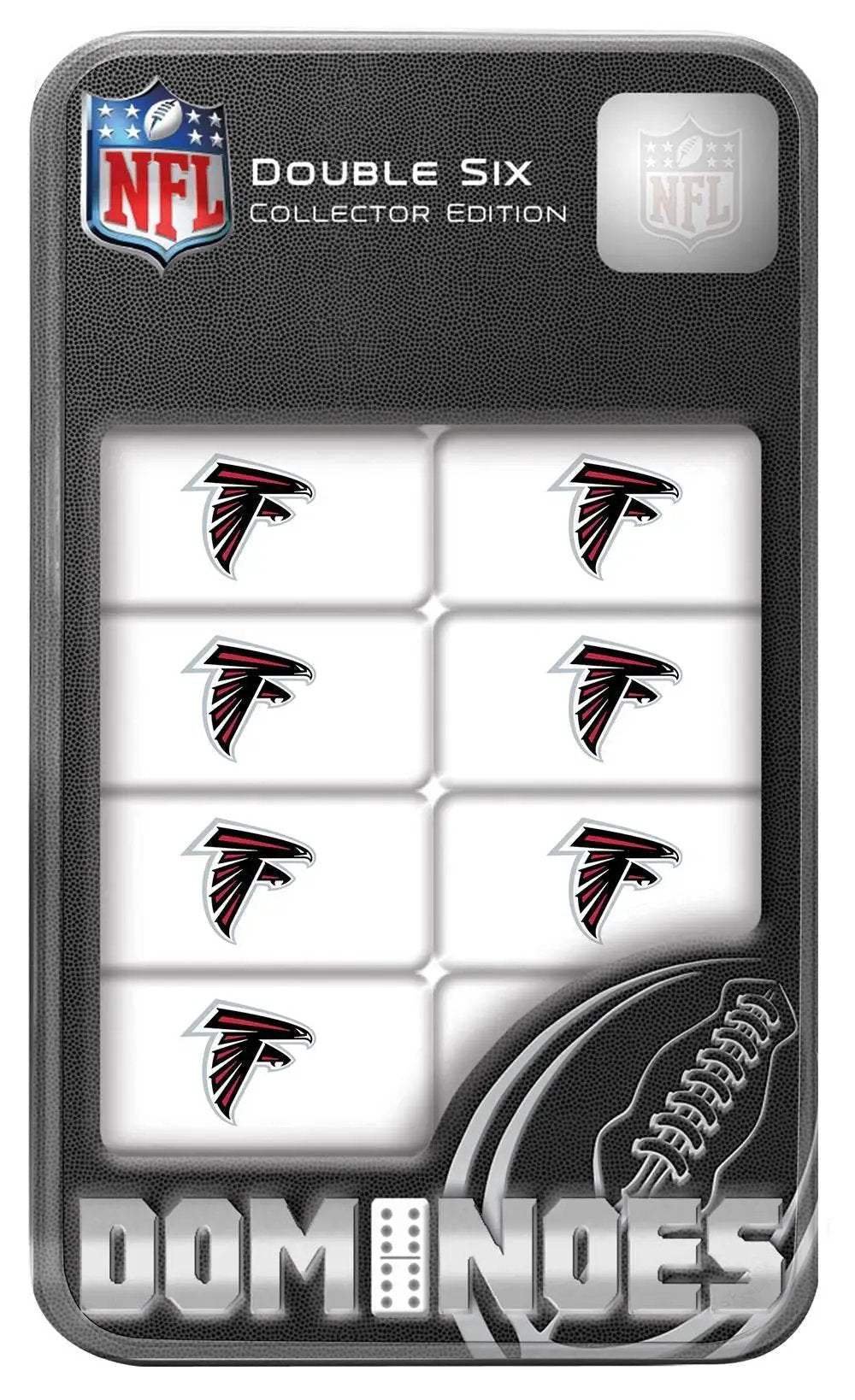 Atlanta Falcons Dominoes Set With Collectible Tin Box