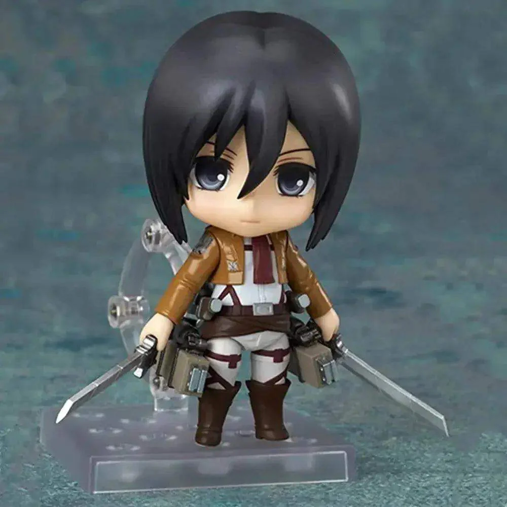 Attack on Titan Anime Figures, Shingeki no Kyojin Levi Ackerman, Eren Jaeger, Mikasa·Ackerman, Cute Kawaii Chibi Anime Figurines 10 cm - Image 21