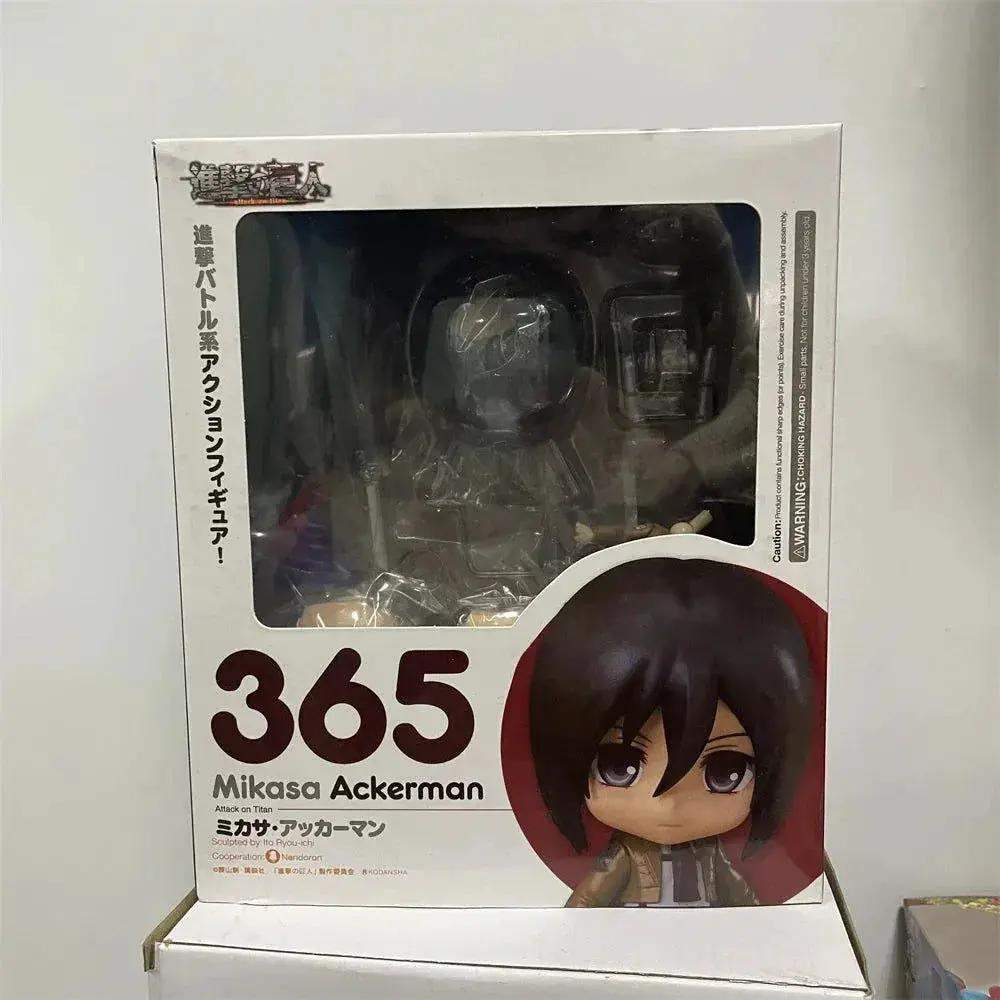 Attack on Titan Anime Figures, Shingeki no Kyojin Levi Ackerman, Eren Jaeger, Mikasa·Ackerman, Cute Kawaii Chibi Anime Figurines 10 cm - Image 23