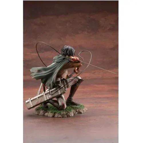 Kotobukiya Attack On Titan Levi Fortitude Version Artfx J Statue - Image 6