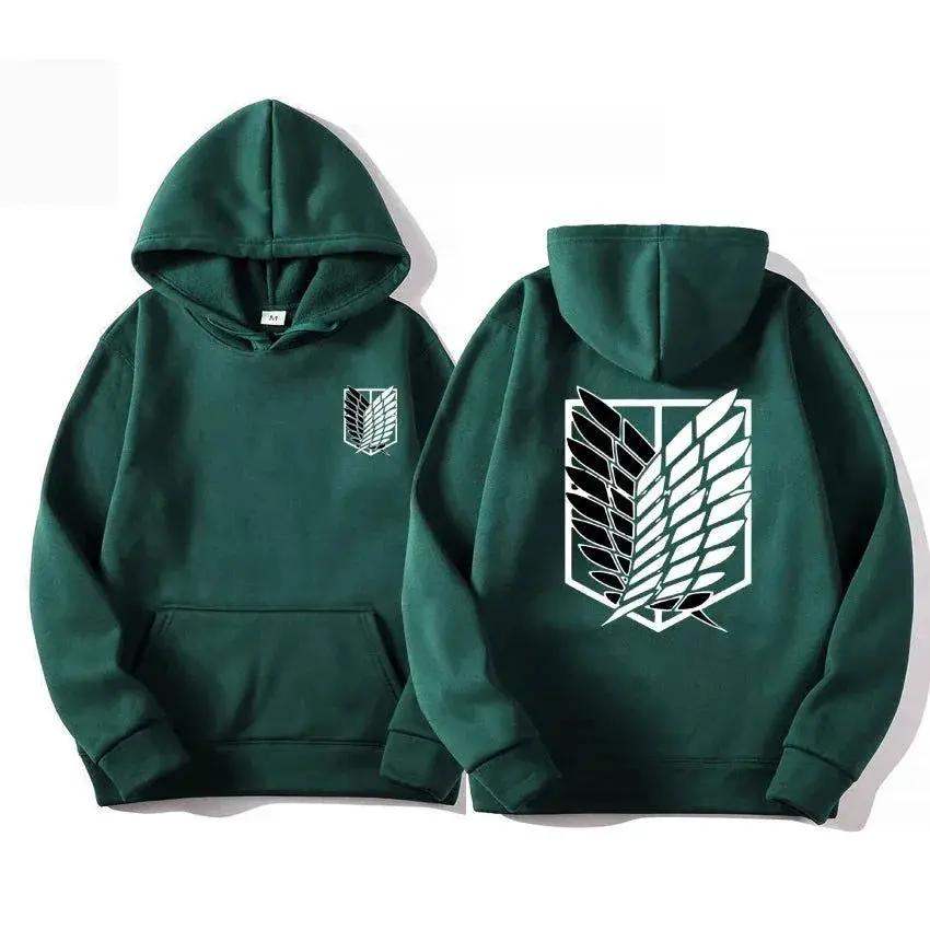 Attack on Titan Men's Hoodie, Anime Scout Regiment Military Division Hoodies Streetwear Pullover Hoodies Sweatshirt Clothes - Image 15