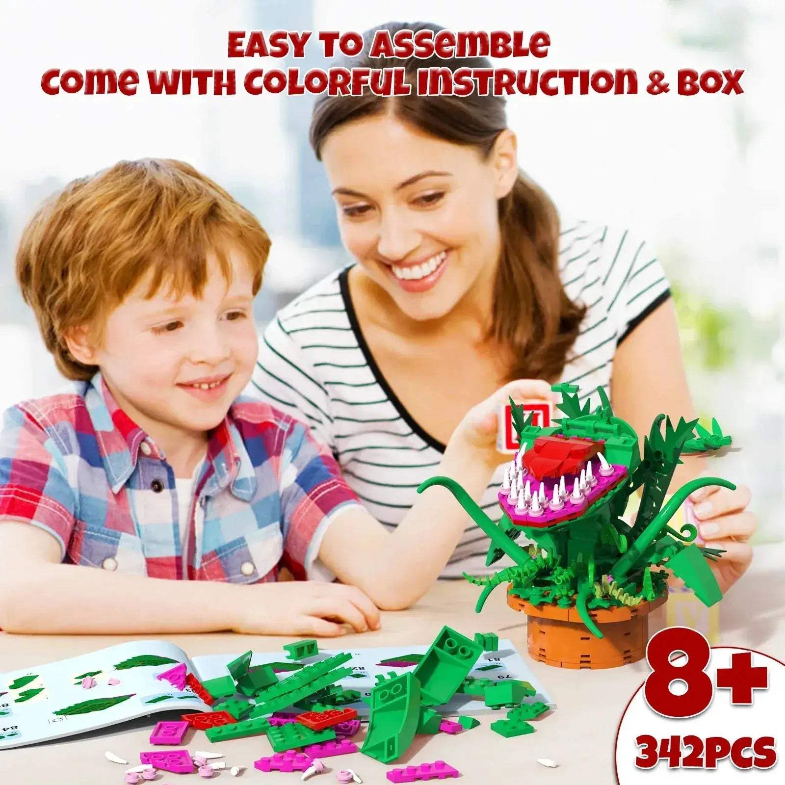Audrey II Piranha Plant Lego Compatible Building Kit - Image 4