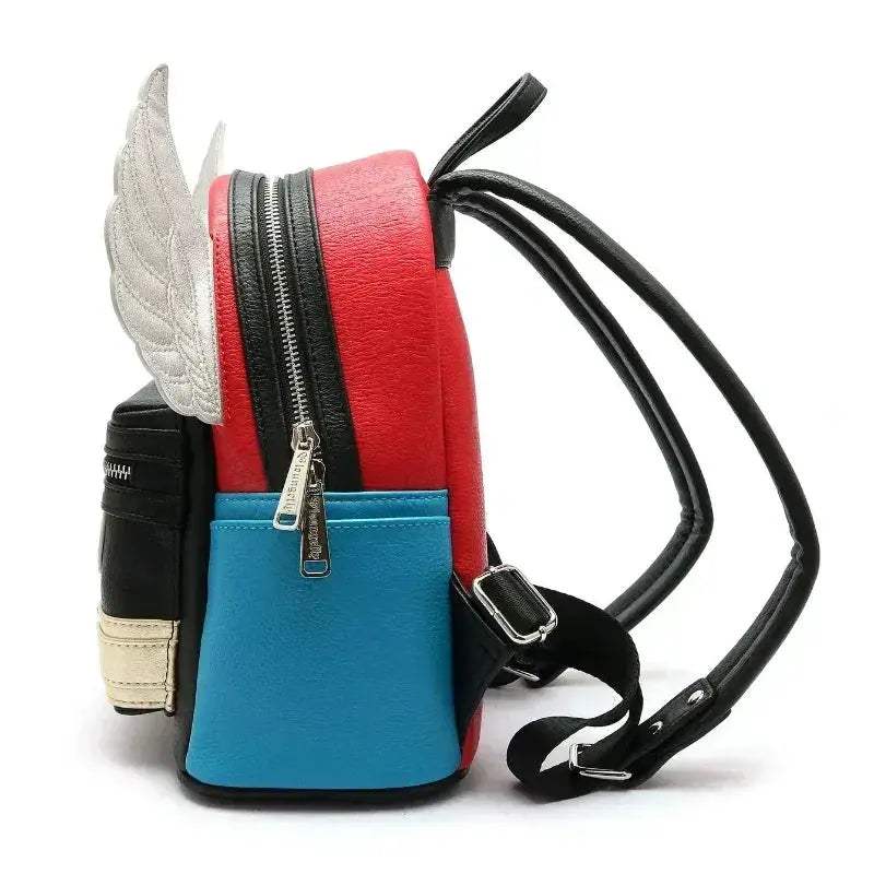Authentic Marvel Thor PU Leather Backpack Double Strap For Cosplay And School - Image 3