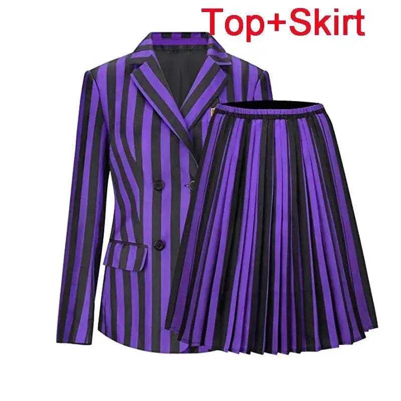 Authentic Nevermore Academy Wednesday Cosplay Uniform Women - Image 8