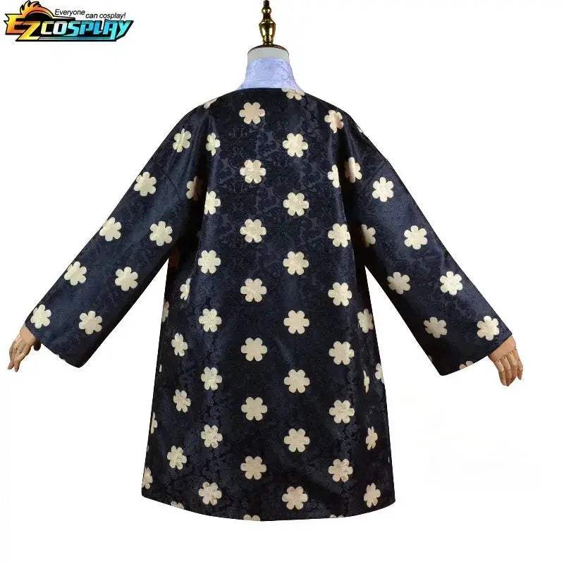 Authentic Nico Robin Cosplay Costume With Kimono Dress Wig - Image 3