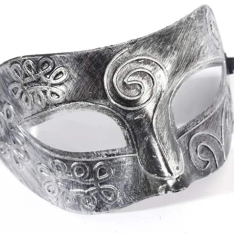 Authentic Vintage Metal Half Face Mask For Halloween Costume - Image 5