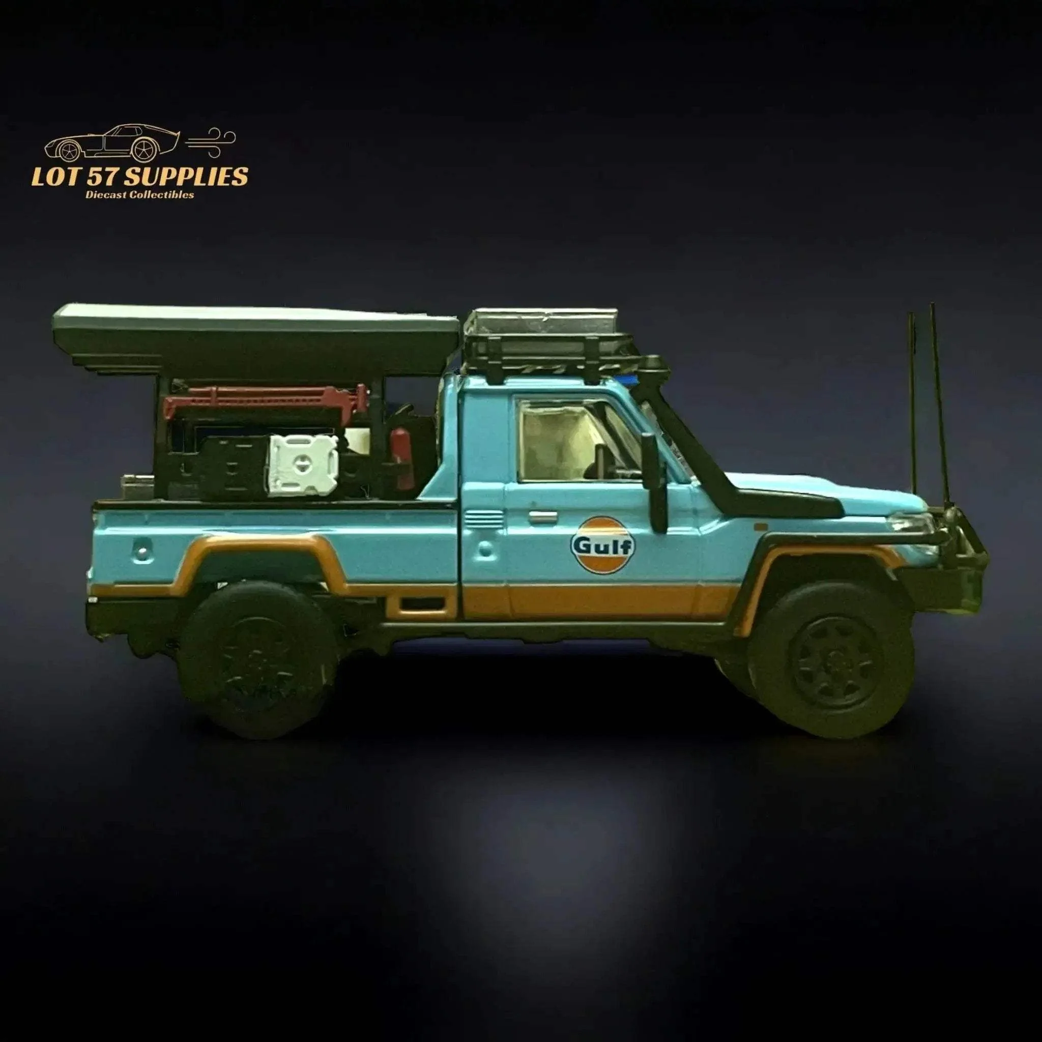 AutoBots Models Toyota Land Cruiser LC79 Gulf Livery 1:64 - Image 2