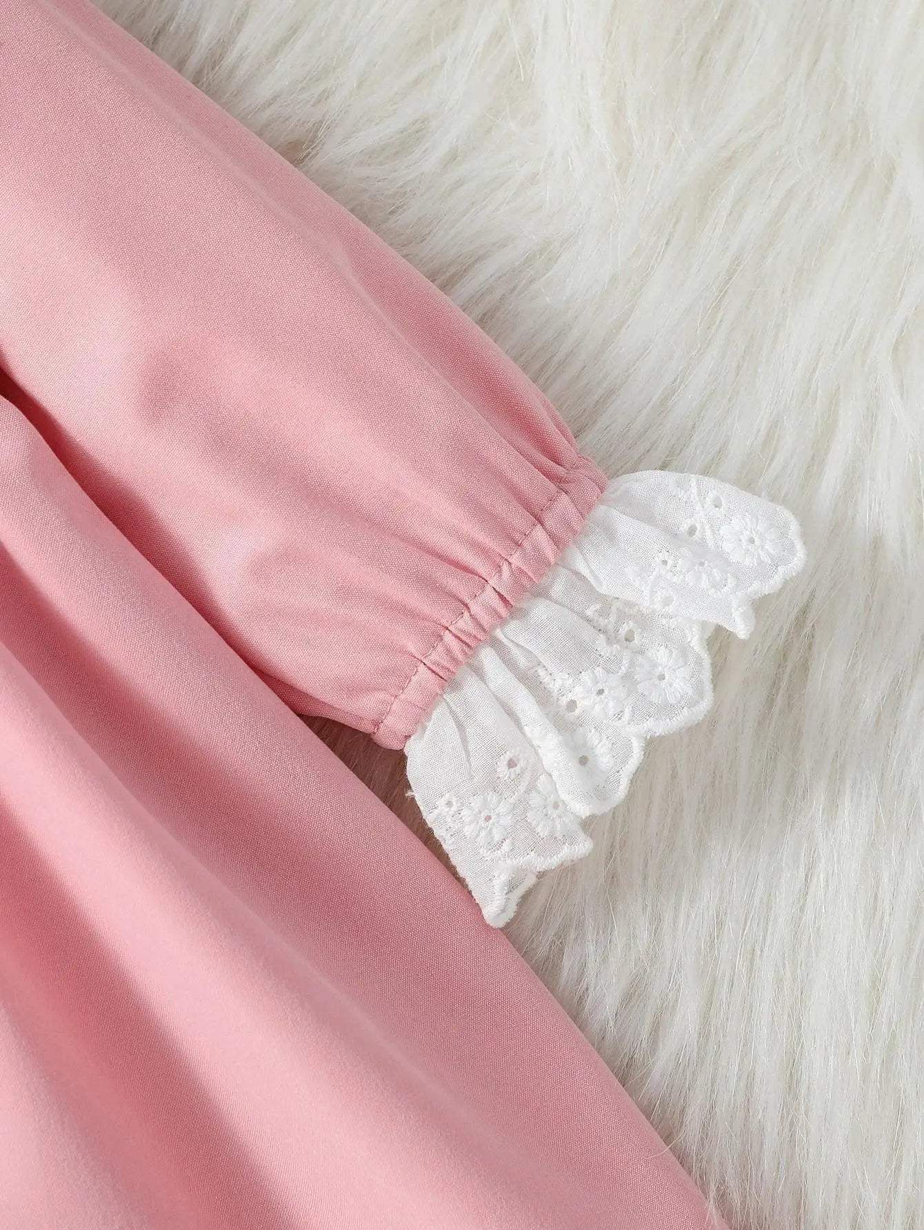 Autumn Baby Girls Dress Lace Princess Doll Collar Style - Image 6