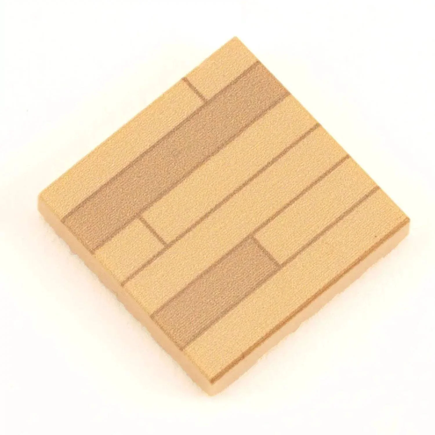 B3 Customs Light Hardwood Tile Part Pack (20 Tiles) made with LEGO parts - Image 2