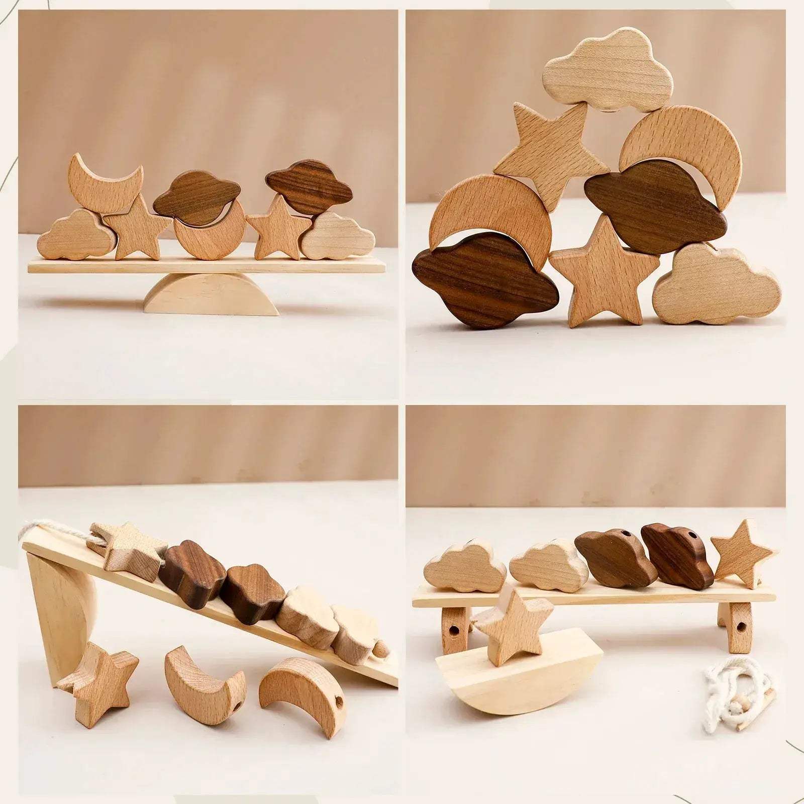Wooden Threading Toys For Kids Montessori Blocks Hands On Learning - Image 3