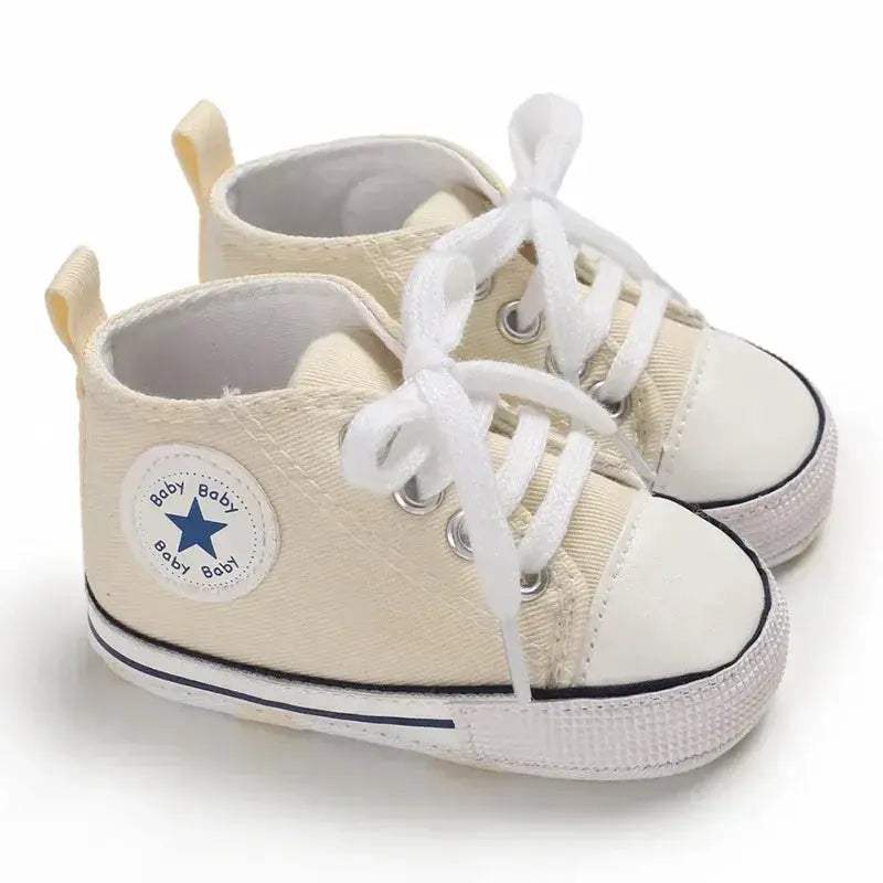Baby Canvas Sneakers Anti Slip First Walkers For Newborns - Image 14