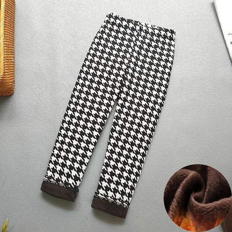 Baby Girl Leggings Warm Velvet Thermal Pants For Winter - Image 15