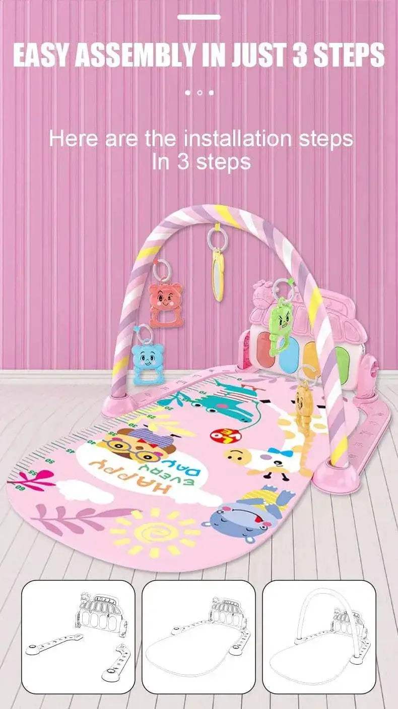 Baby Music Activity Gym Rug Play Mat Newborn Carpet Pedal Piano Keyboard Infant Fitness Rack Playmat Crawling Game Pad Toys Gift - Image 17