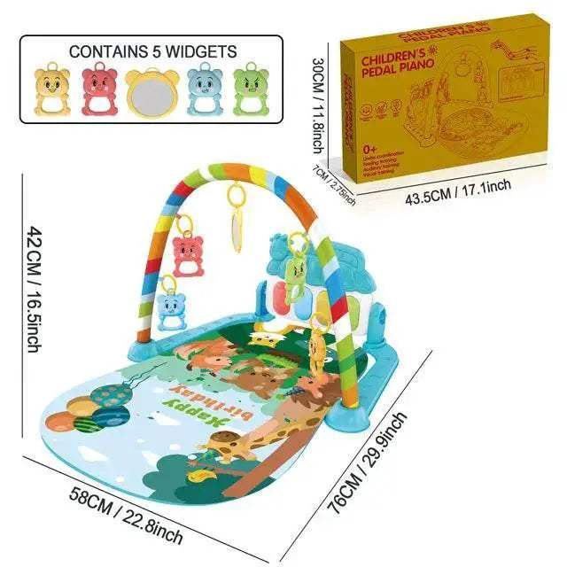 Baby Music Activity Gym Rug Play Mat Newborn Carpet Pedal Piano Keyboard Infant Fitness Rack Playmat Crawling Game Pad Toys Gift - Image 45