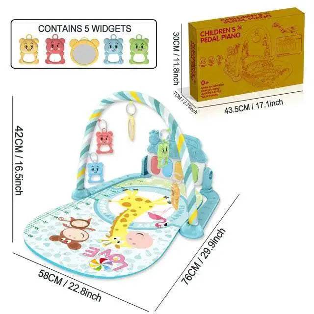 Baby Music Activity Gym Rug Play Mat Newborn Carpet Pedal Piano Keyboard Infant Fitness Rack Playmat Crawling Game Pad Toys Gift - Image 52