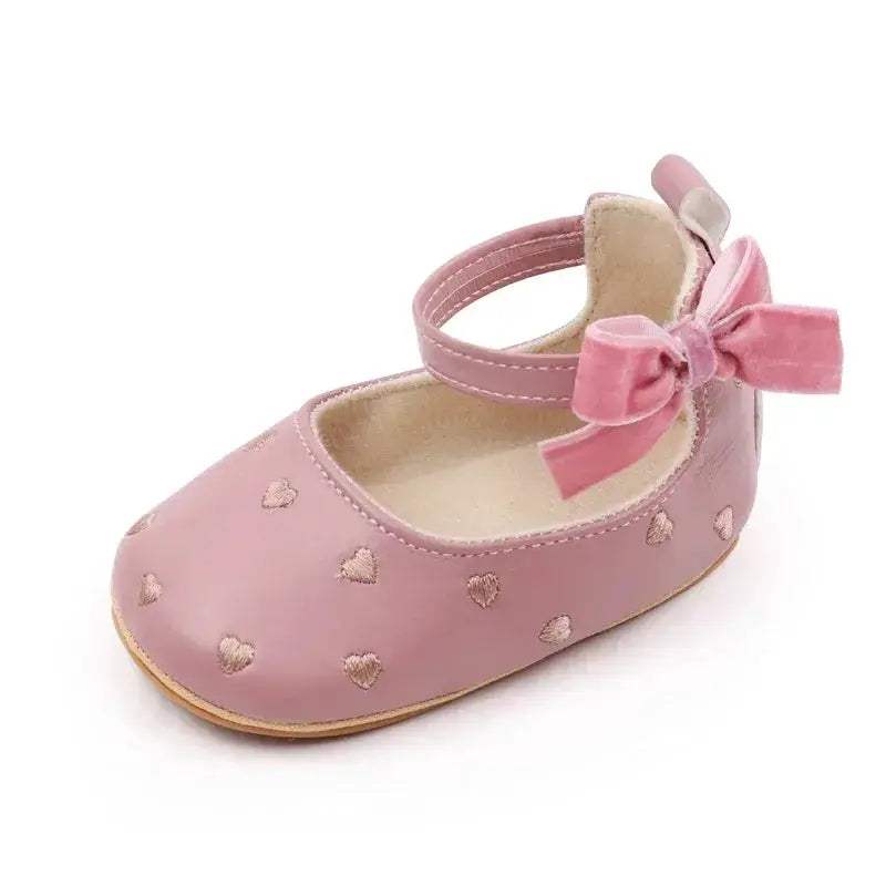 Baby Shoes Bowknot Anti Slip Prewalking Sandals Newborn Girls - Image 8