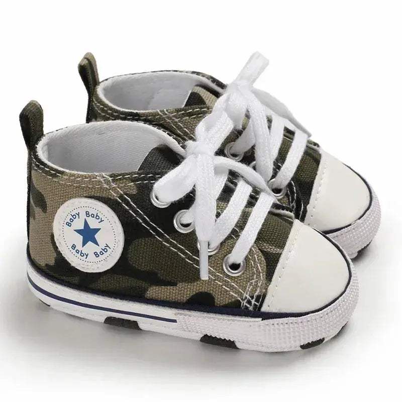 Baby Shoes First Walkers Anti Slip With Star Print - Image 21