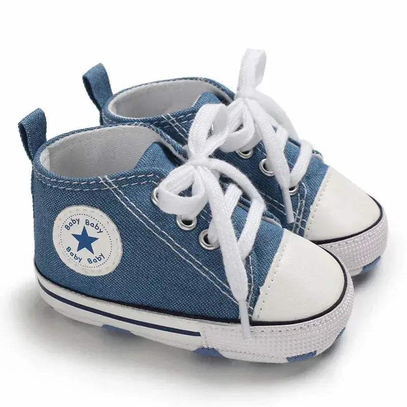 Baby Shoes First Walkers Anti Slip With Star Print - Image 9
