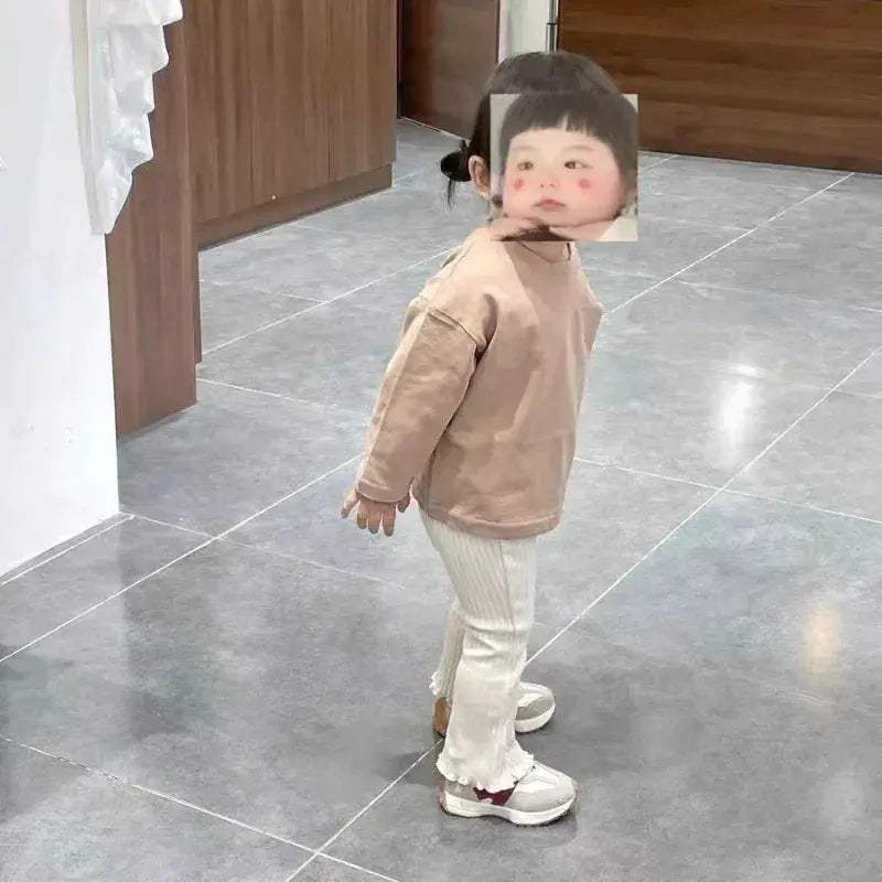 Baby Trousers Stretchy Elastic Waist Pants For Newborns - Image 4