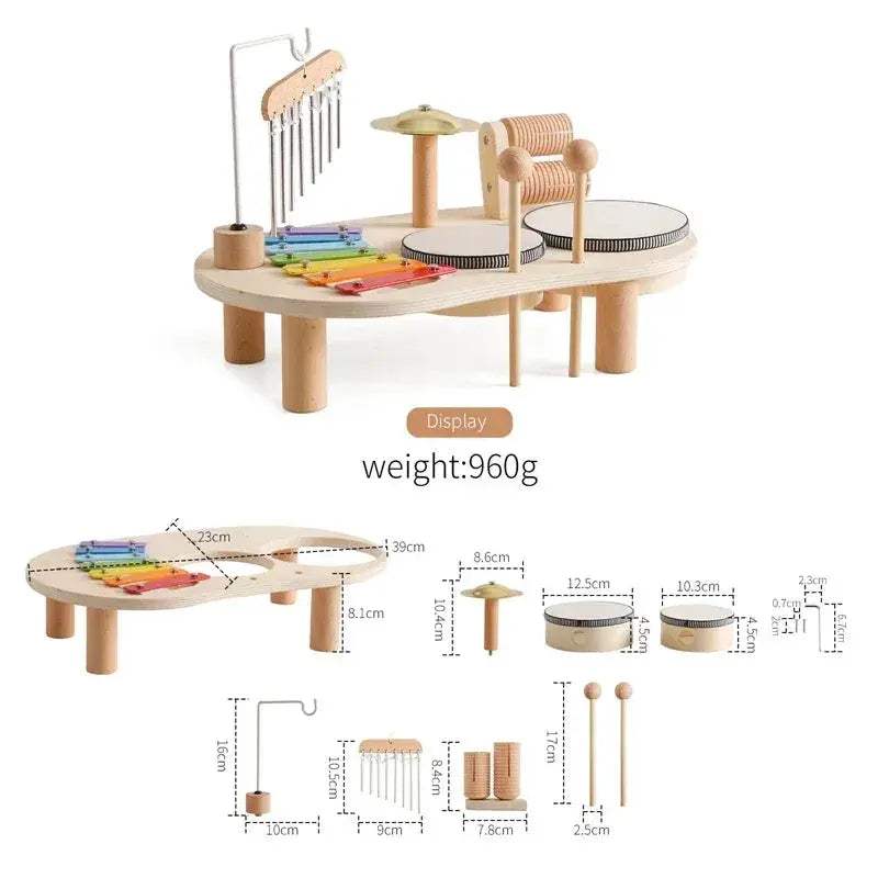Wooden Bandstand Montessori Toy for Babies Learning Puzzle - Image 6