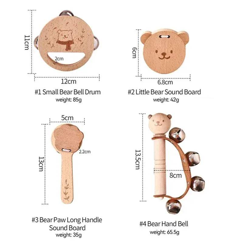 Educational Wooden Musical Toys Xylophone Set For Toddlers - Image 15