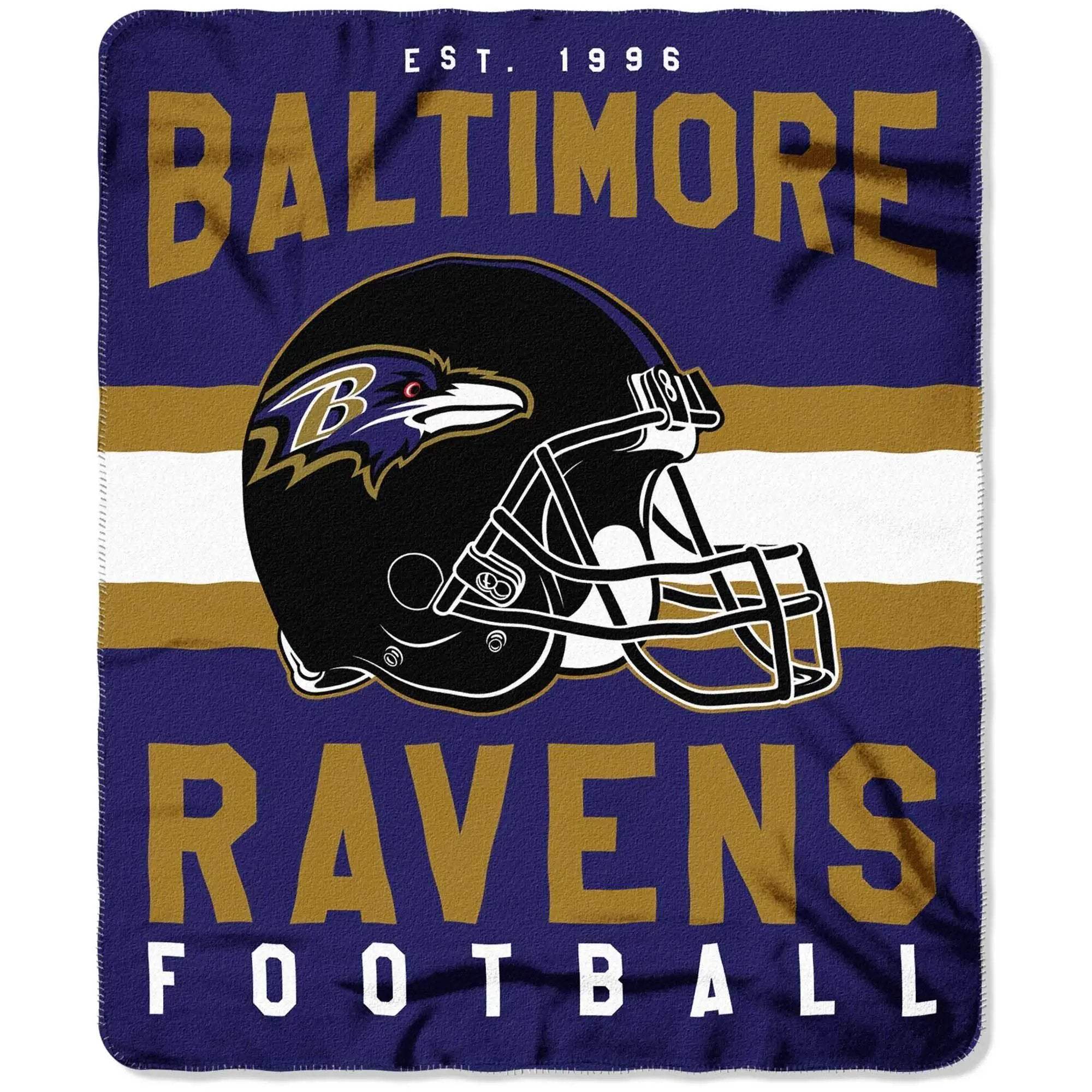 Baltimore Ravens Fleece Blanket 50x60 Northwest Throw