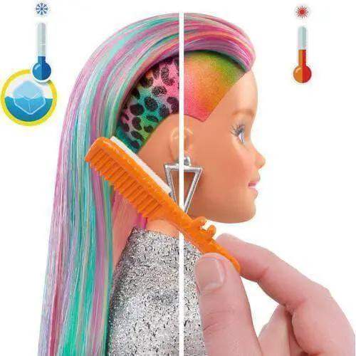 Barbie Leopard Rainbow Hair Doll - Image 4