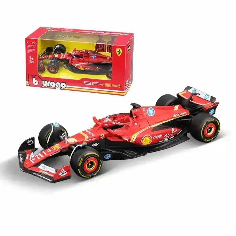 Bburago 143 Ferrari SF24 F1 Diecast Model With Authentic Decals - Image 6